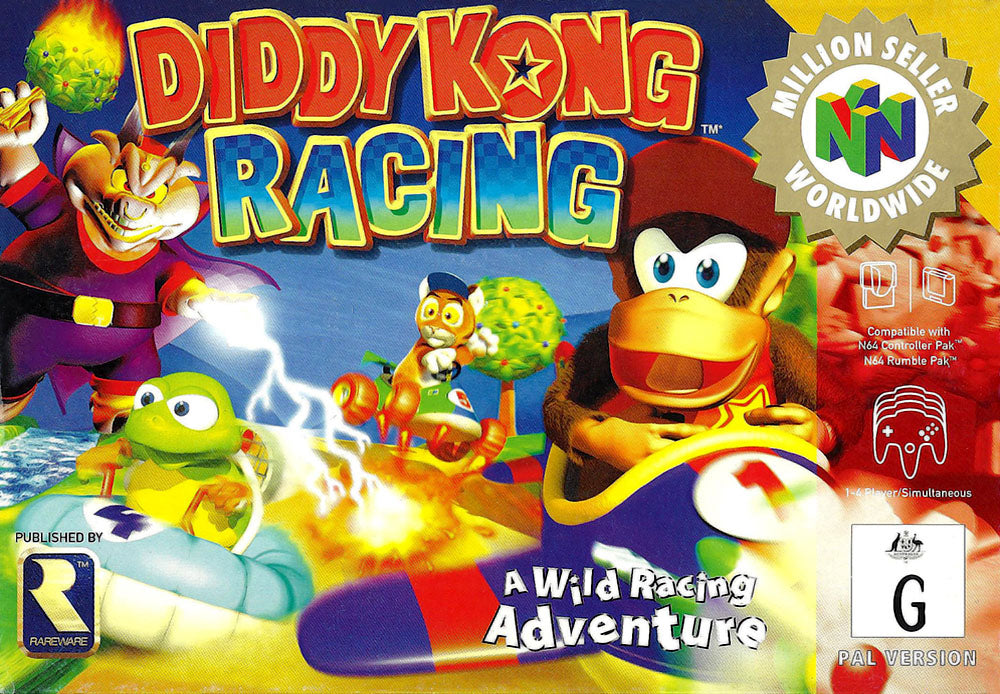 Diddy Kong Racing - Nintendo 64 N64 (Boxed)