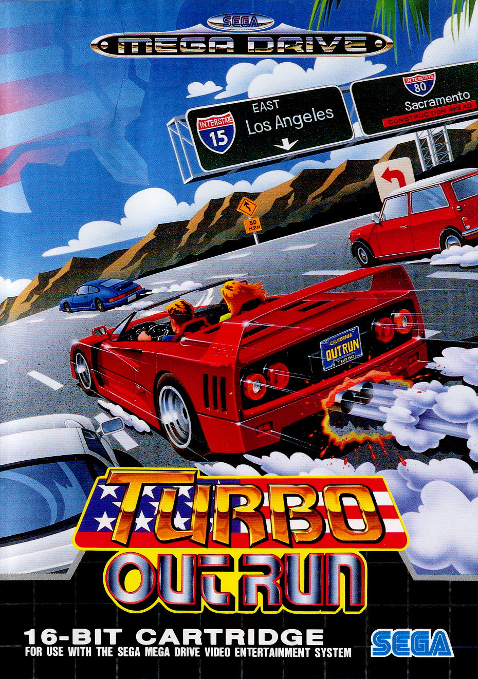 Turbo OutRun - Sega Mega Drive