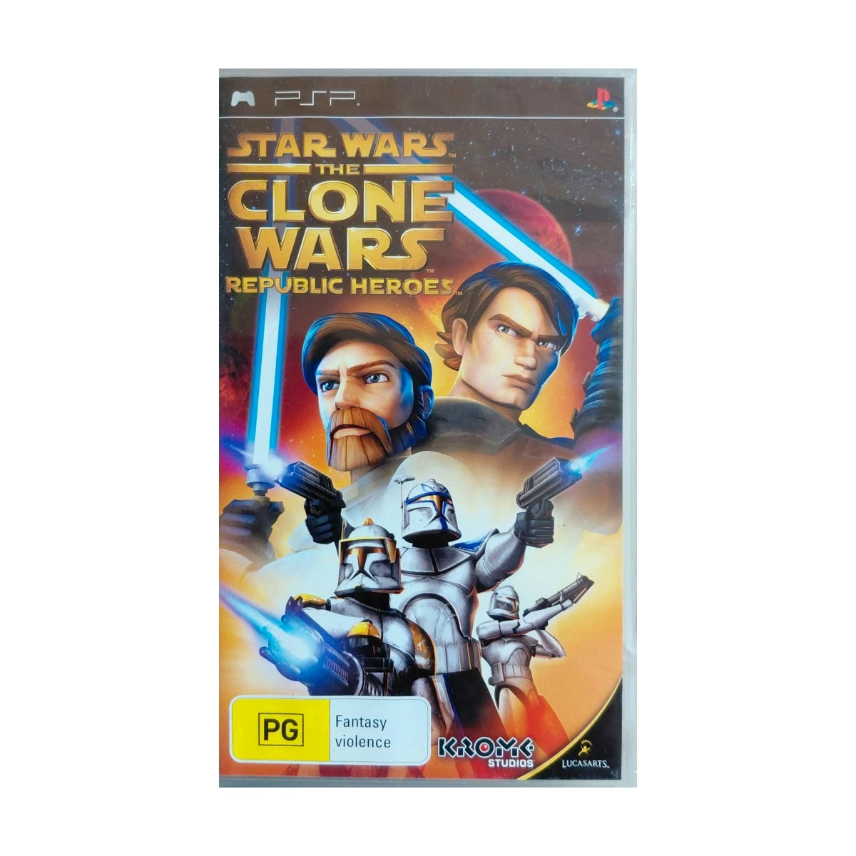 Star Wars The Clone Wars: Republic Heroes - PSP PlayStation Portable - front