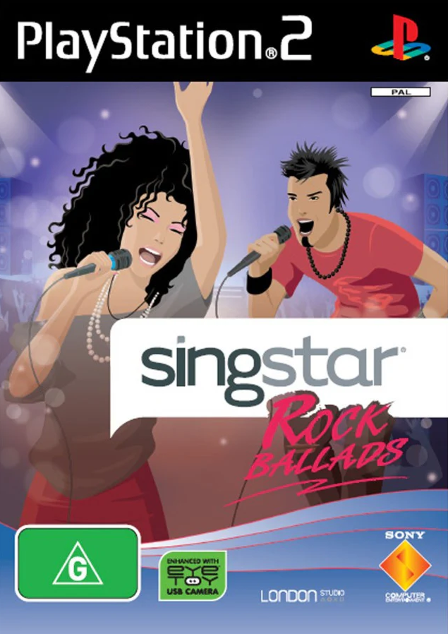 SingStar Rock Ballads - PlayStation 2 PS2
