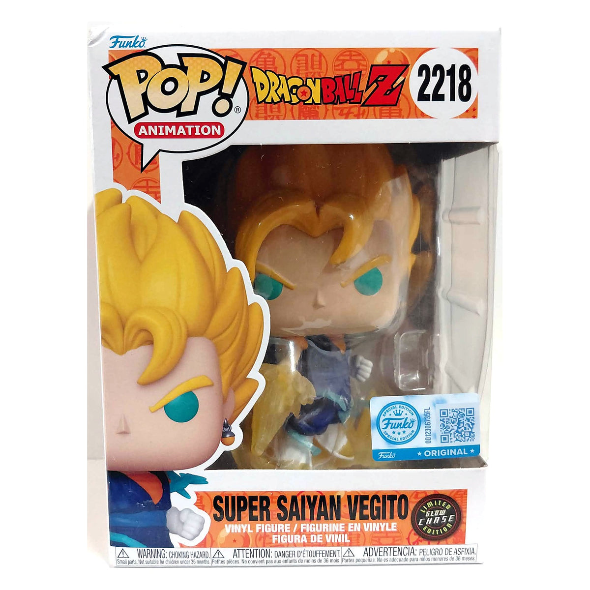 Dragon Ball Z - Super Saiyan Vegito #2218 Glow Chase Pop! Vinyl Figure