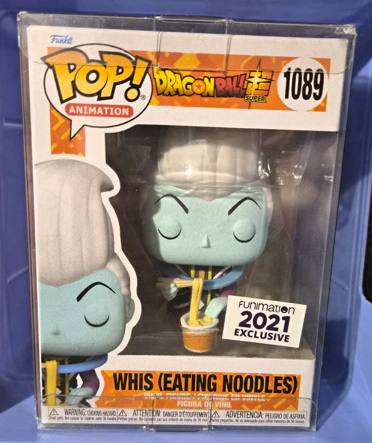 Dragon Ball Super - Whis Eating Noodles #1089 Funimation Exclusive Pop! Vinyl