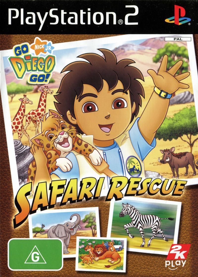 Go, Diego, Go! Safari Rescue - PlayStation 2 PS2