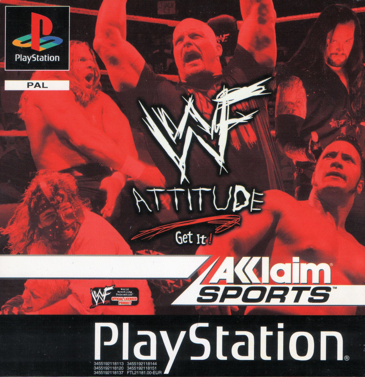 WWF Attitude - PlayStation 1 PS1