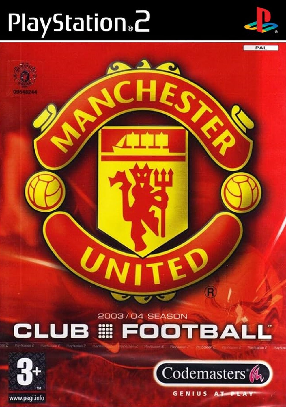 Manchester United Club Football - PlayStation 2 PS2