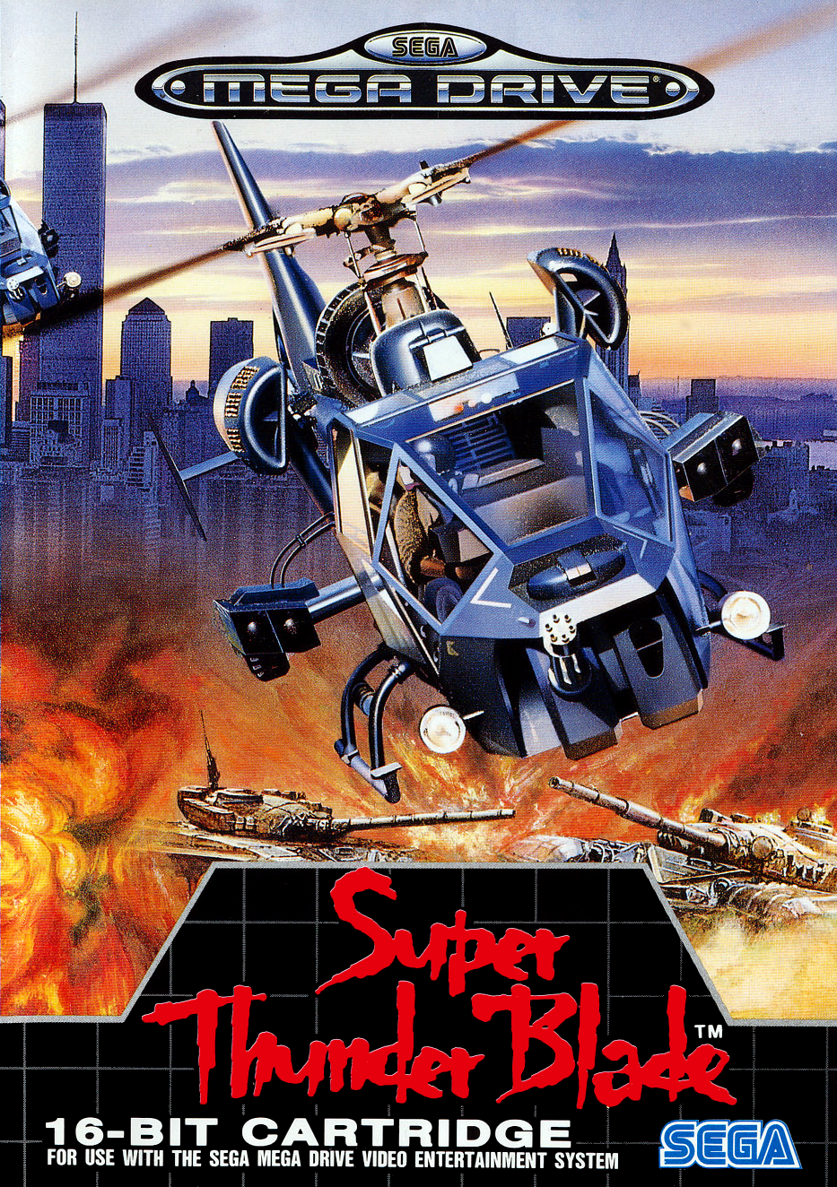 Super Thunder Blade - Sega Mega Drive