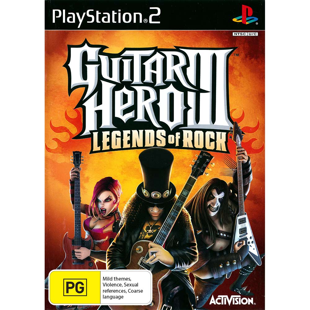 Guitar Hero III: Legends of Rock - PlayStation 2 PS2