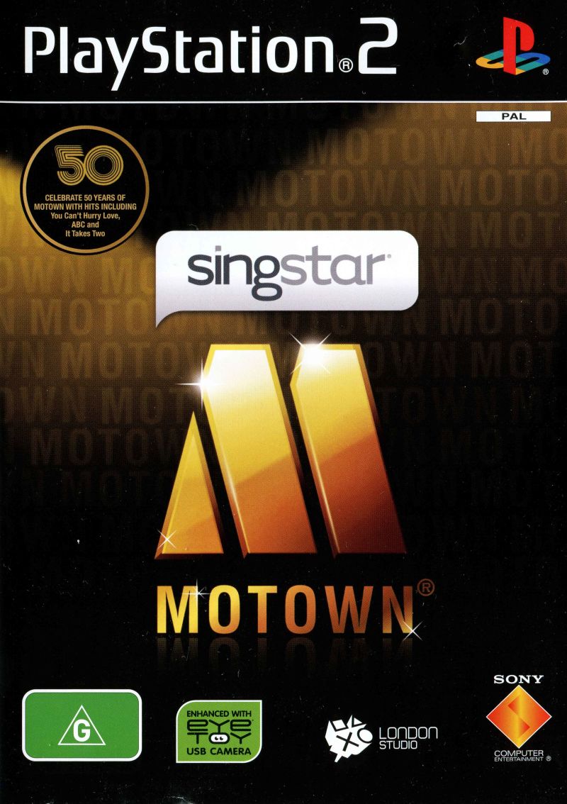 SingStar Motown - PlayStation 2 PS2