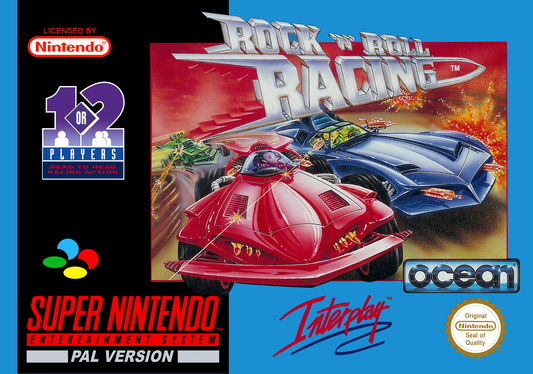 Rock 'n' Roll Racing - Super Nintendo SNES (Boxed)