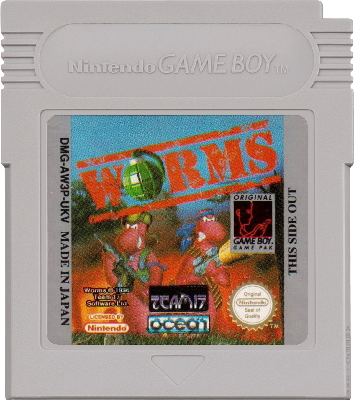 Worms - Nintendo Game Boy (Cartridge)