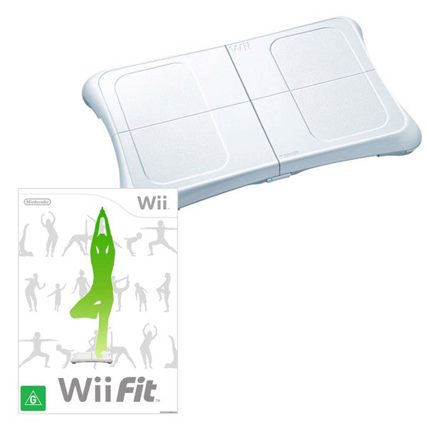 Wii Fit Balance Board (Black) + Wii Fit Game