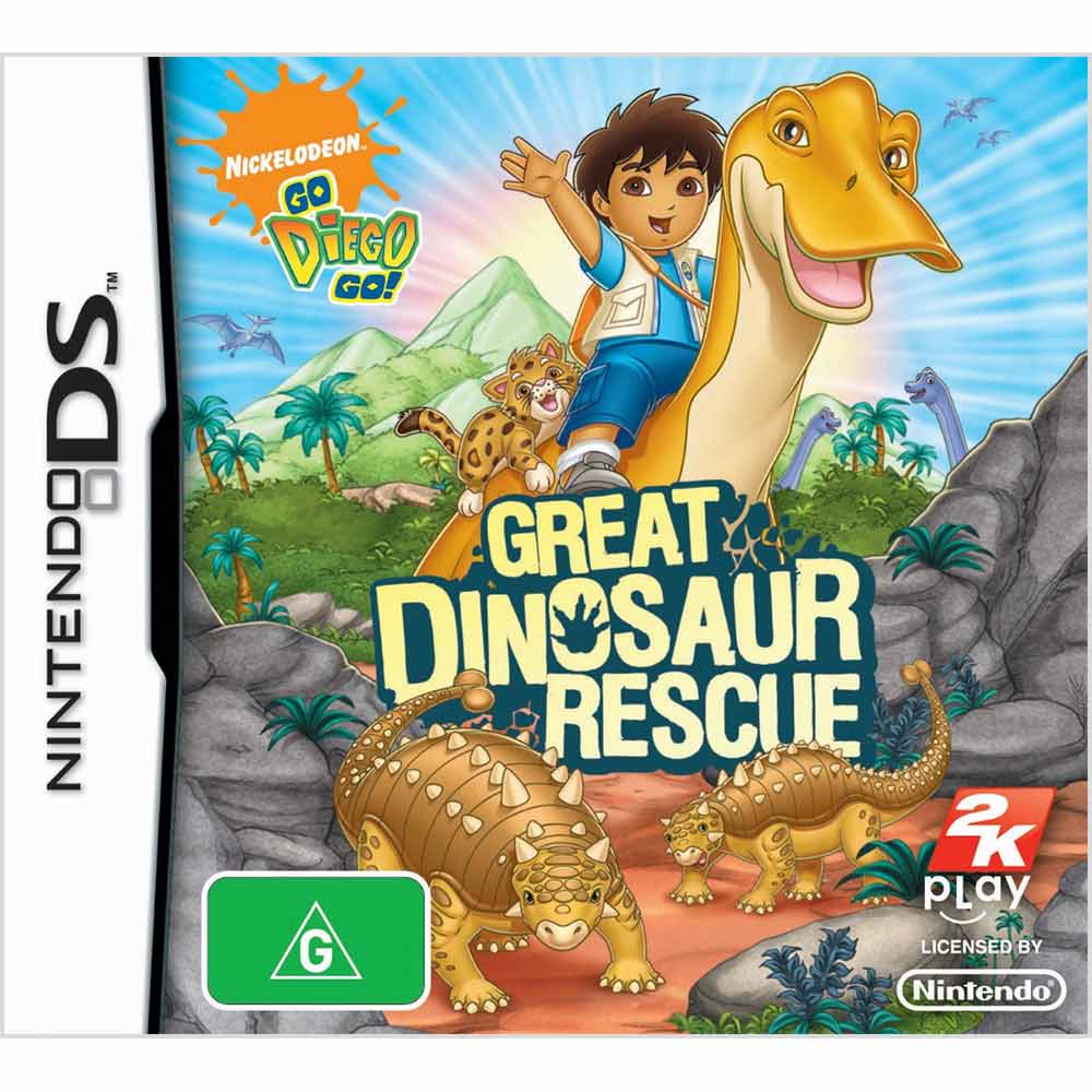 Go, Diego, Go! Great Dinosaur Rescue - Nintendo DS
