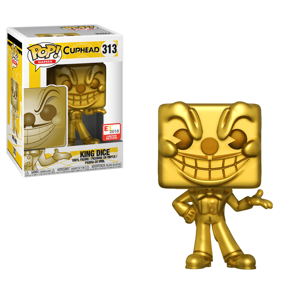 Cuphead - King Dice #313 2018 E3 Exclusive Pop! Vinyl Figure