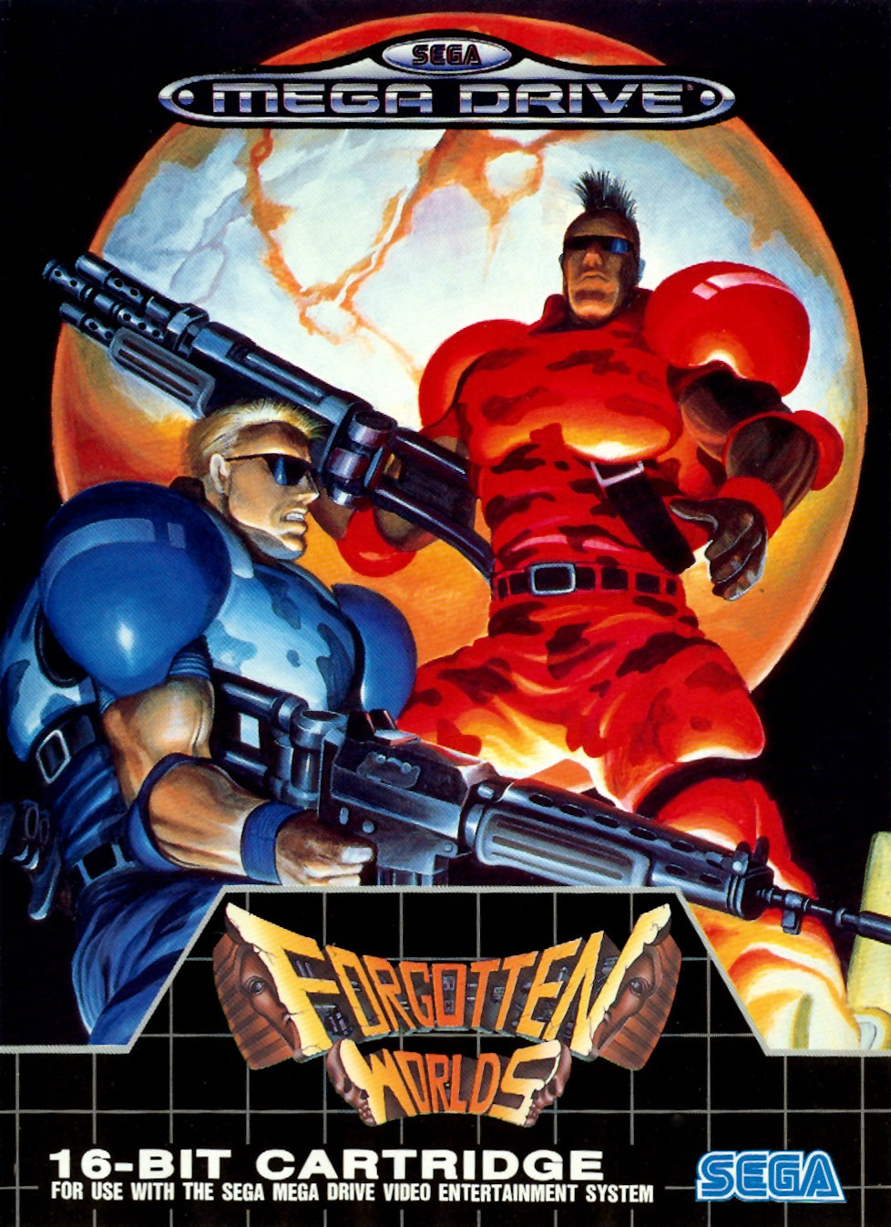 Forgotten Worlds - Sega Mega Drive