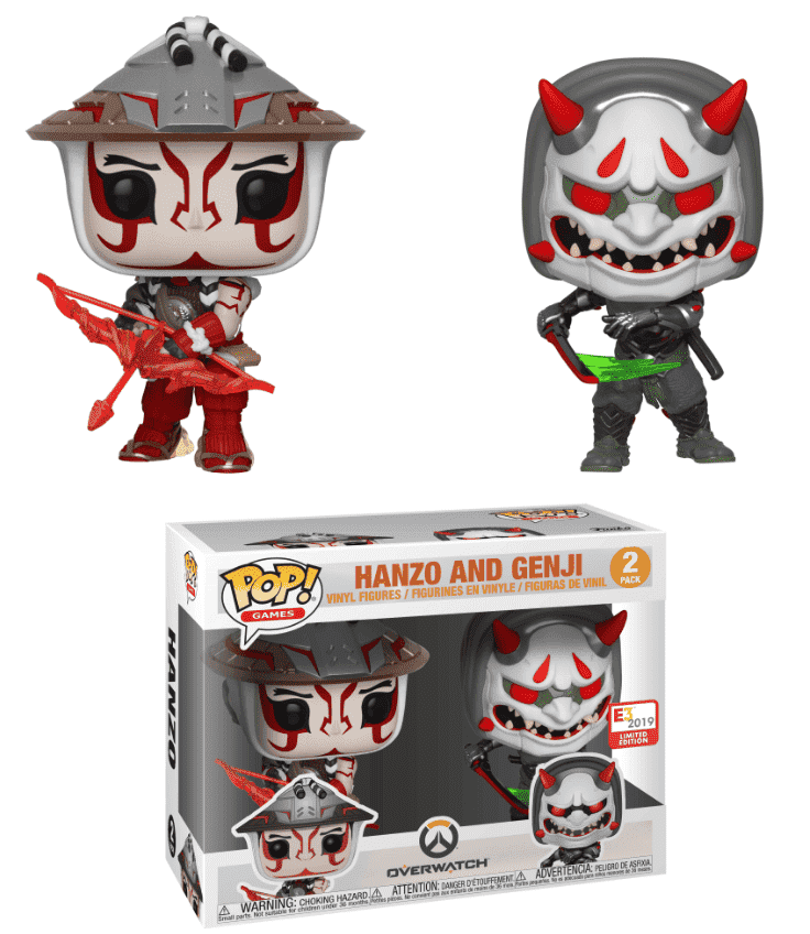 Overwatch - Hanzo & Genji 2 Pack (E3 2019) Pop! Vinyl Figure