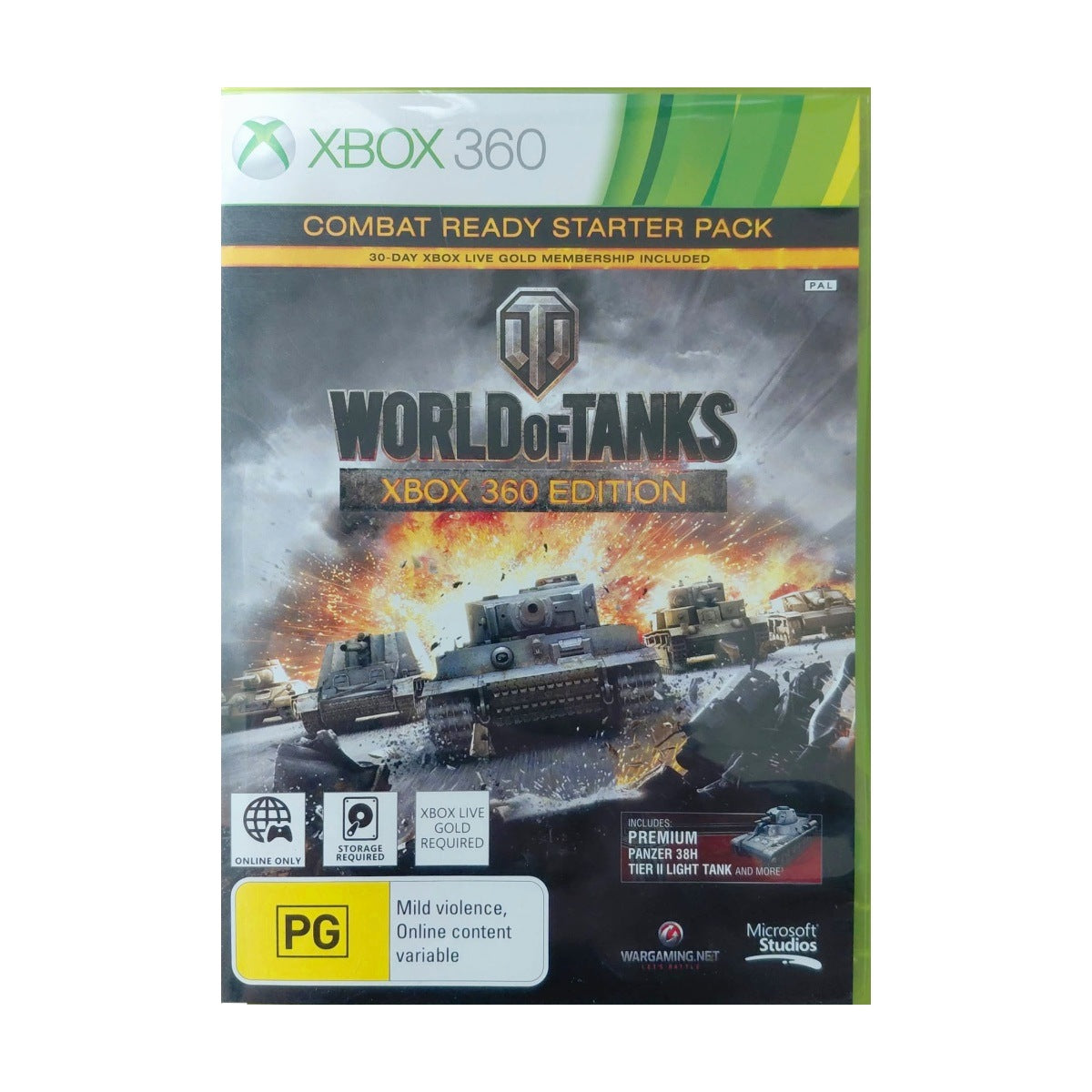 World of Tanks Xbox 360 Edition Combat Ready Starter Pack - Xbox 360 - front