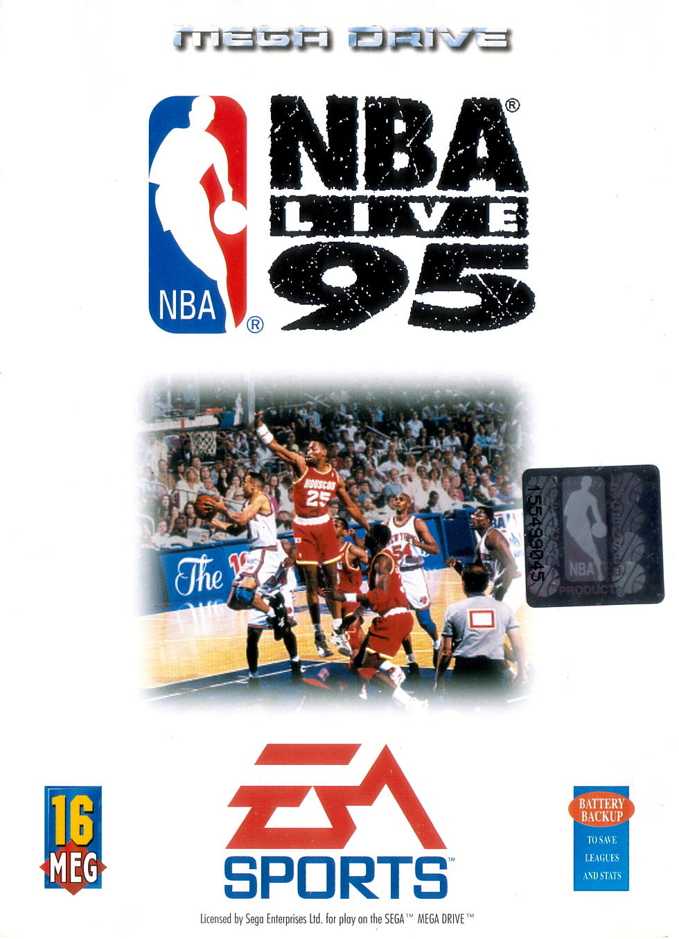 NBA Live 95 - Sega Mega Drive