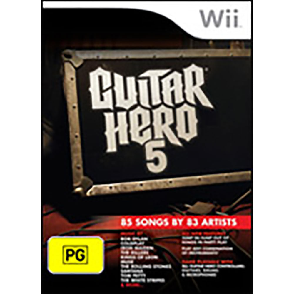 Guitar Hero 5 - Nintendo Wii