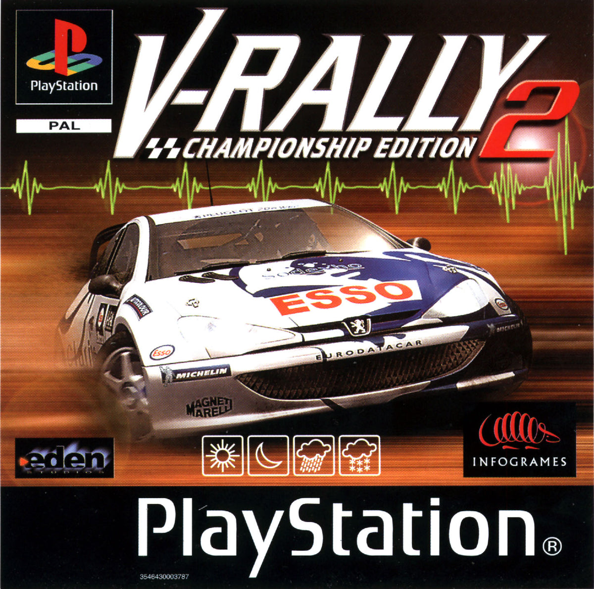V-Rally 2: Championship Edition - PlayStation 1 PS1