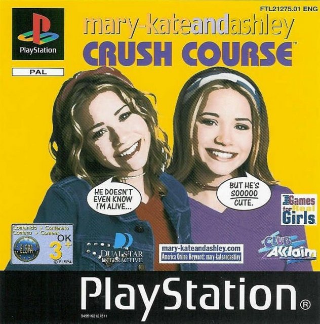 Mary-Kate and Ashley: Crush Course - PlayStation 1 PS1