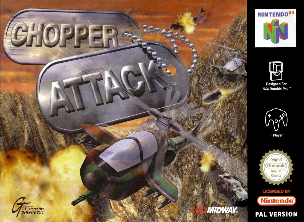 Chopper Attack - Nintendo 64 N64 (Boxed)