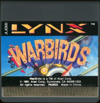 Warbirds - Atari Lynx (Cartridge)