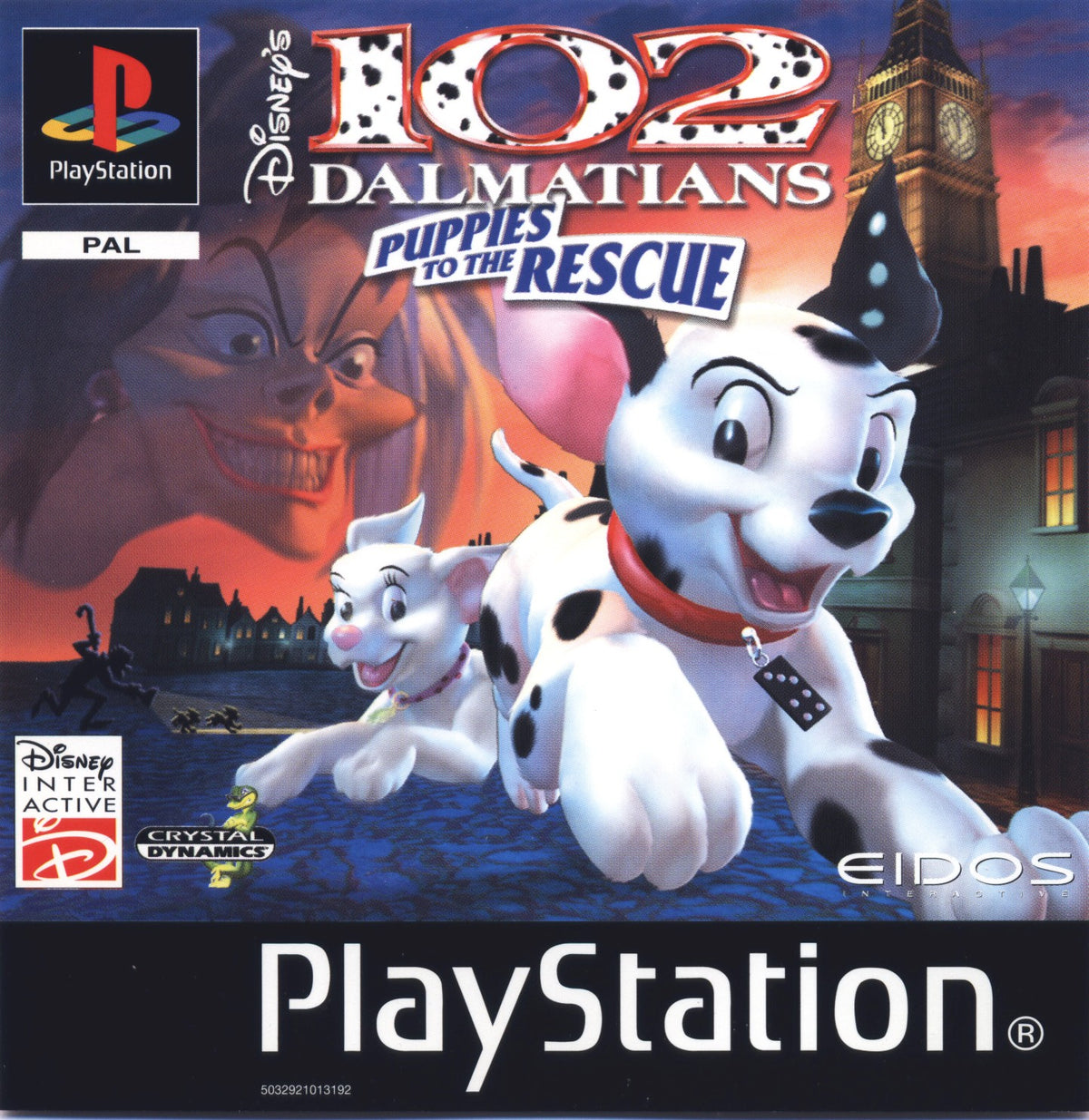 Disney's 102 Dalmatians: Puppies to the Rescue - PlayStation 1 PS1