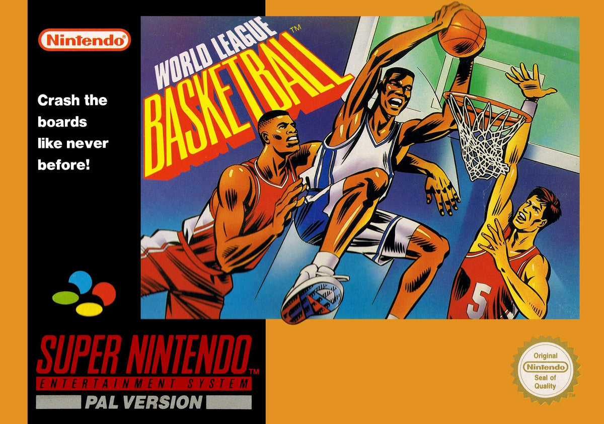 World League Basketball - Super Nintendo SNES (Boxed)