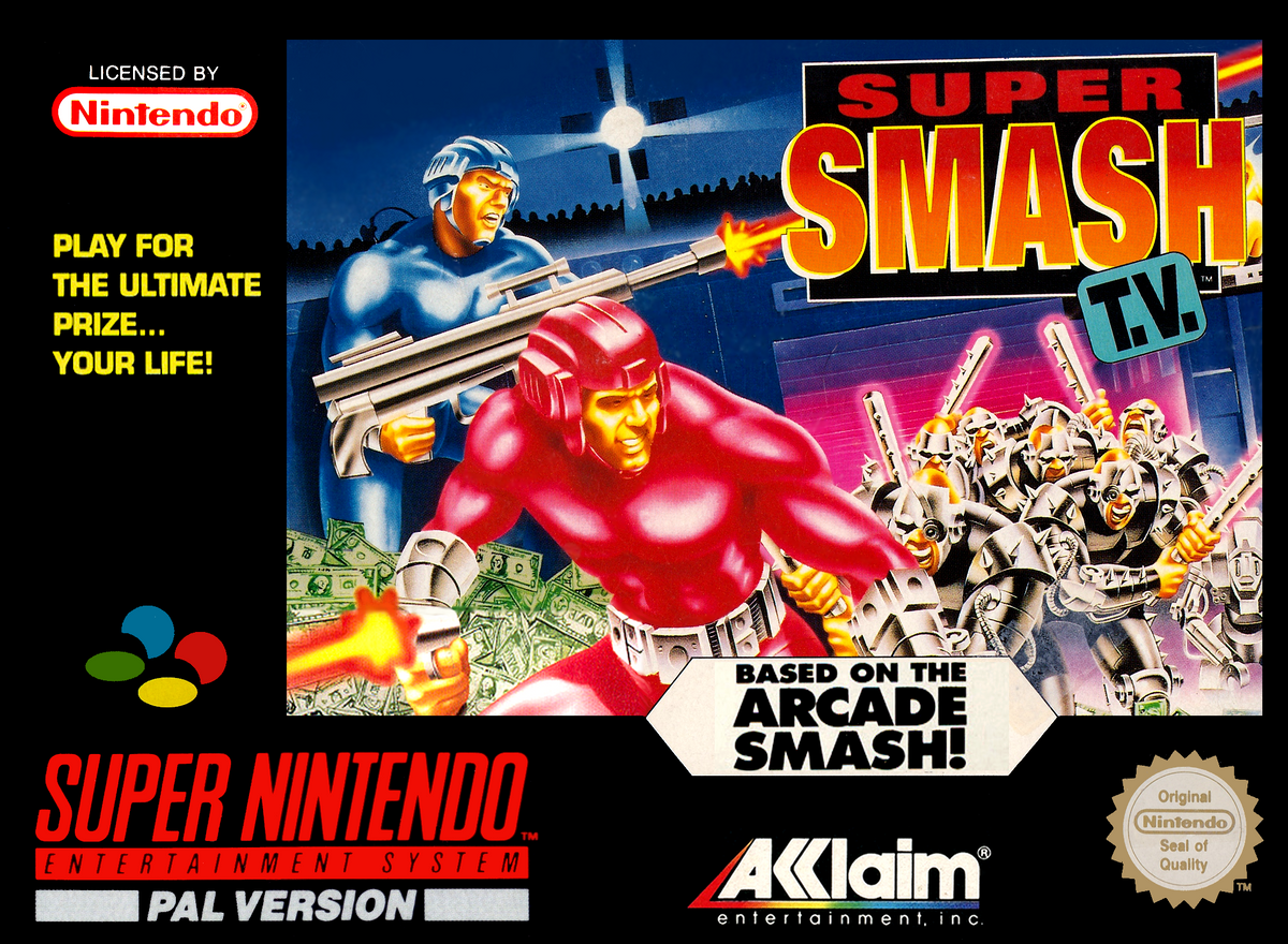 Super Smash TV - Super Nintendo SNES