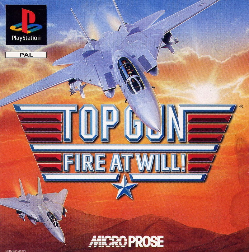 Top Gun: Fire at Will! - PlayStation 1 PS1