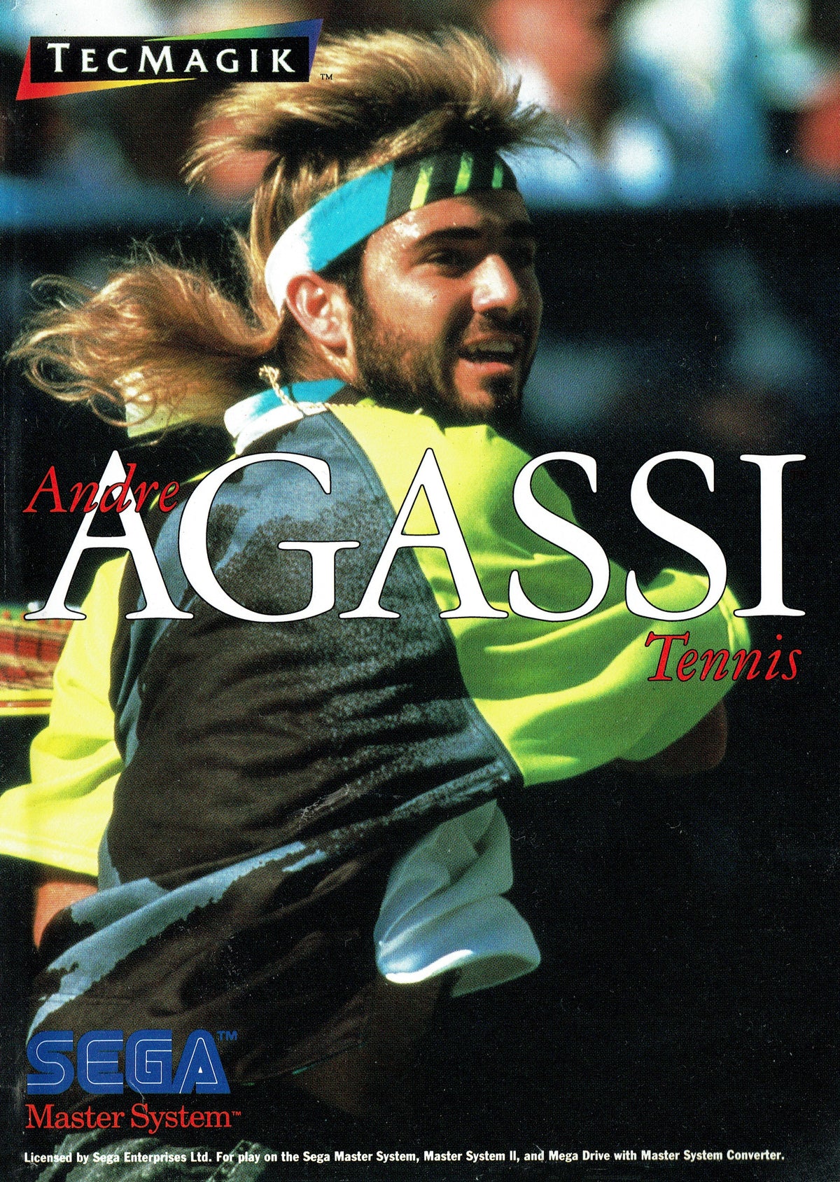 Andre Agassi Tennis - Sega Master System