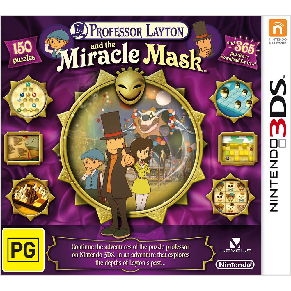 Professor Layton and the Miracle Mask - Nintendo 3DS