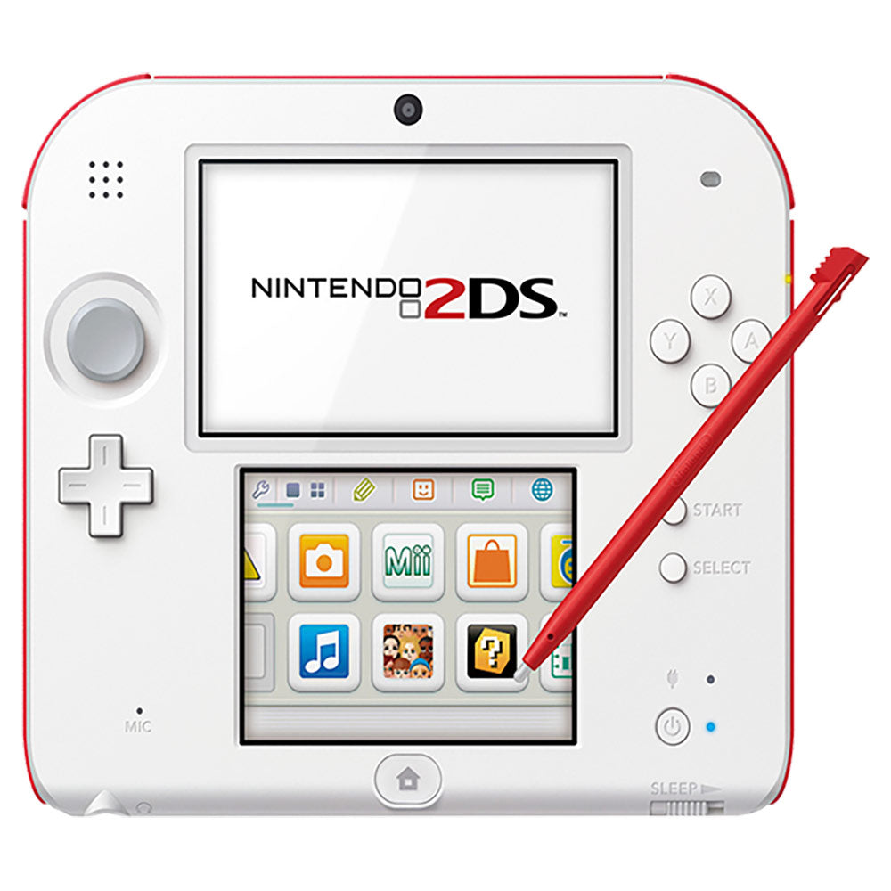 Nintendo 2DS (White/Red) Handheld Console