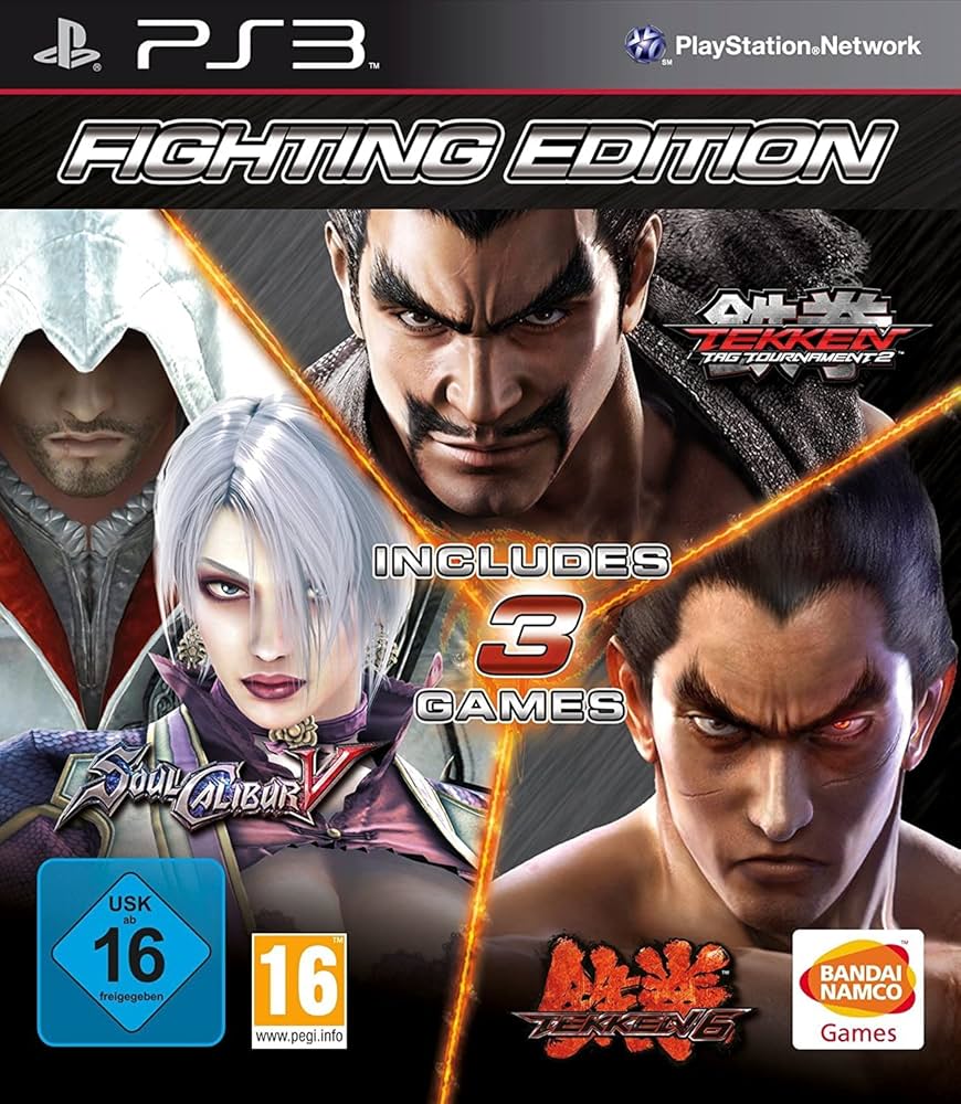 Fighting Edition: Tekken Tag Tournament 2, Tekken 6 & Soulcalibur V - PS3