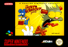 The Itchy & Scratchy Game - Super Nintendo SNES (Boxed)