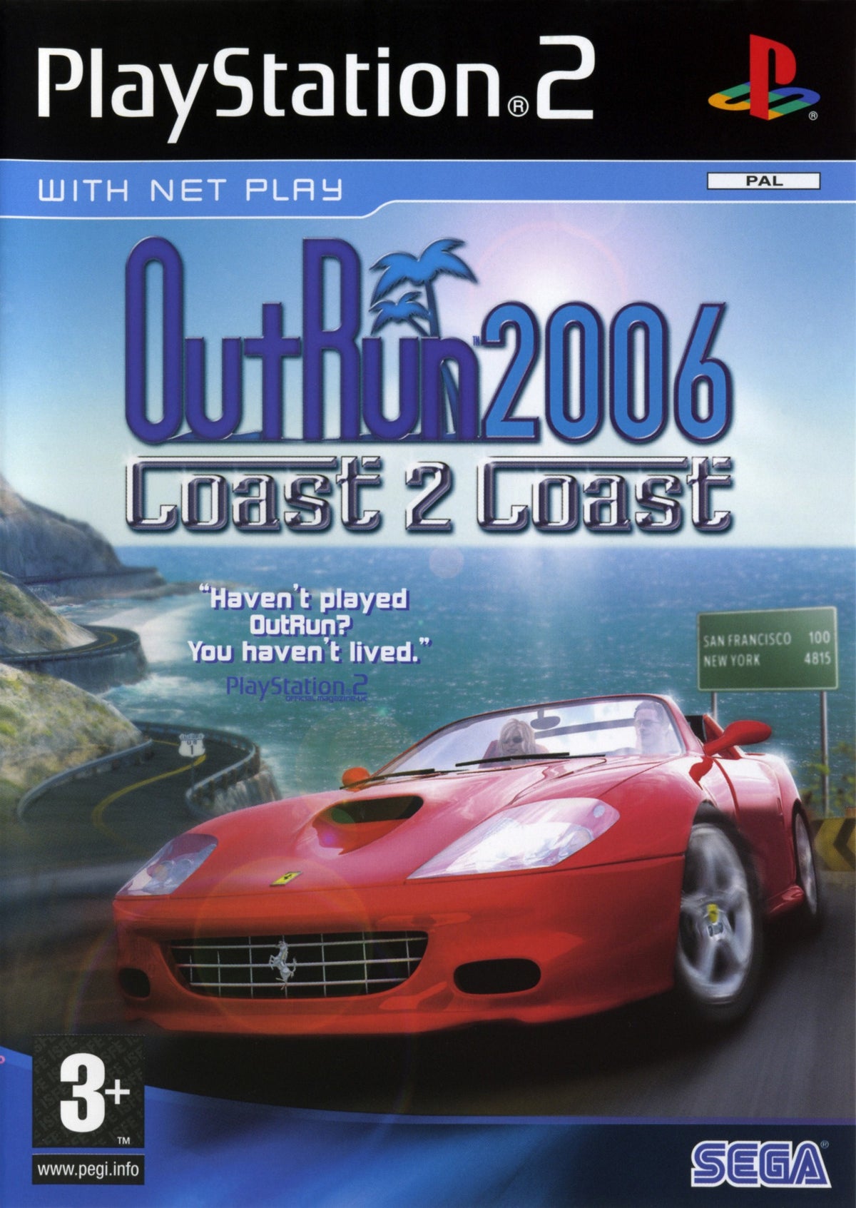 OutRun 2006: Coast 2 Coast - PlayStation 2 PS2