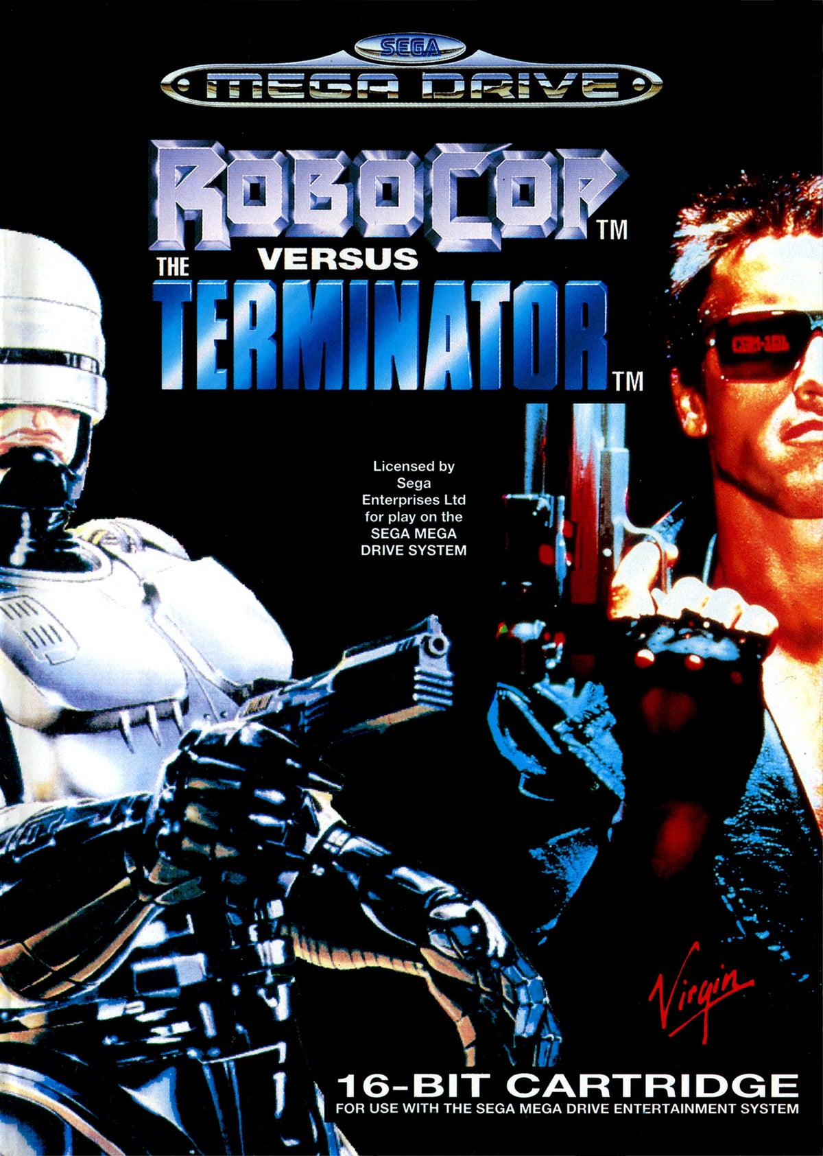 RoboCop Versus The Terminator - Sega Mega Drive