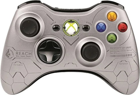 Xbox 360 Wireless Controller - Halo: Reach Special Edition Silver