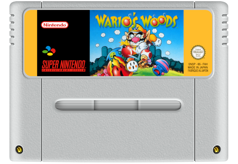 Wario's Woods - Super Nintendo SNES (Cartridge)