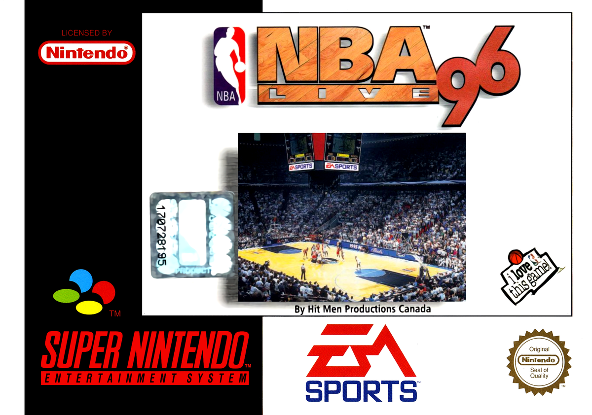 NBA Live 96 - Super Nintendo SNES (Boxed)