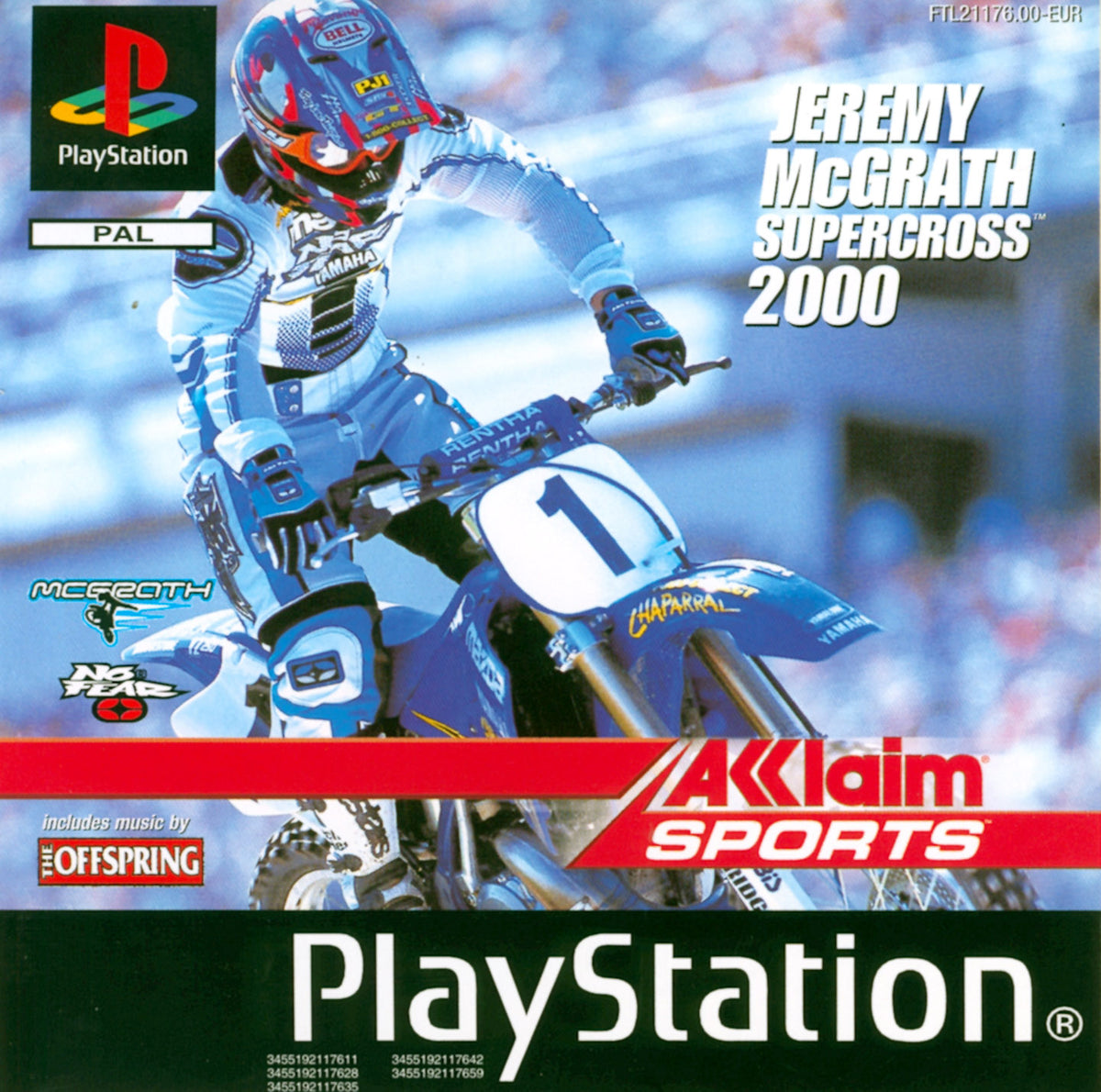 Jeremy McGrath Supercross 2000 - PlayStation 1 PS1
