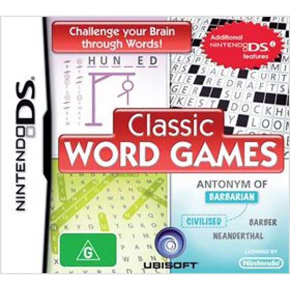 Classic Word Games - Nintendo DS