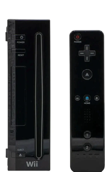Nintendo Wii Black Console