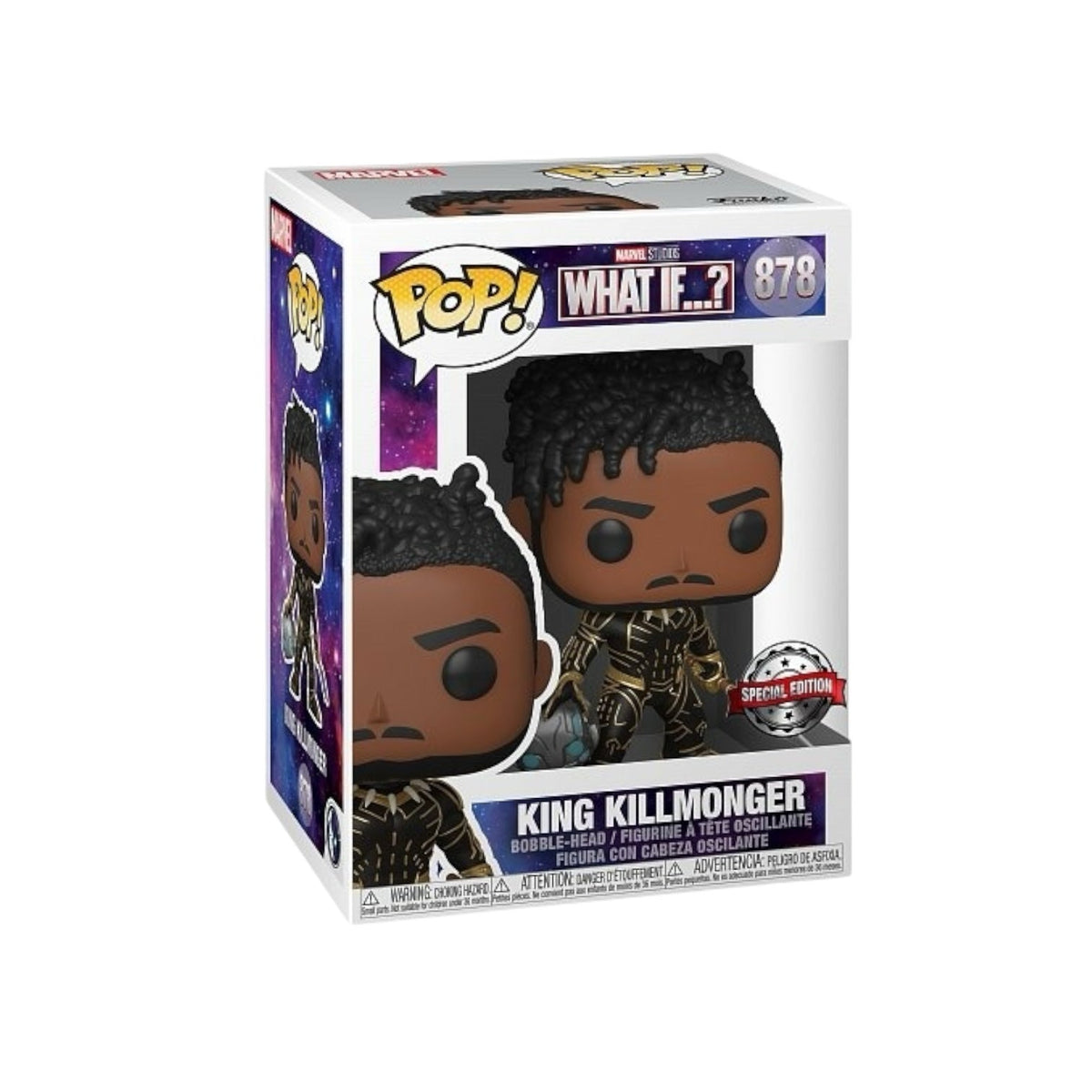 Marvel What If...? - King Killmonger #878 Special Edition Pop! Vinyl Figure