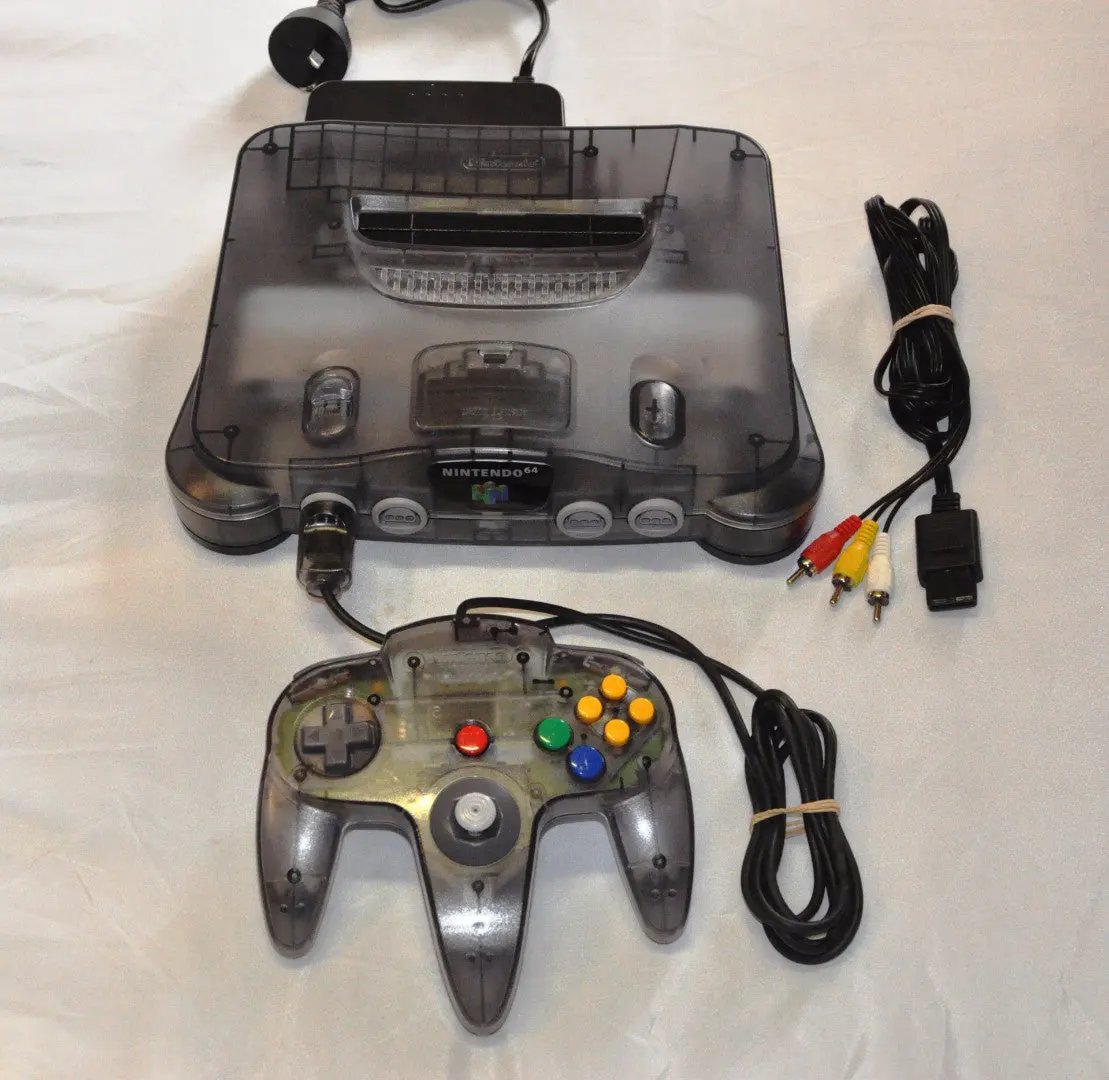 Nintendo 64 Console + 1 Controller (Smoke Grey) - Nintendo 64 N64