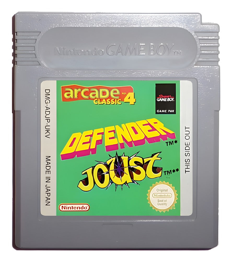 Arcade Classic No. 4: Defender & Joust - Nintendo Game Boy (Cartridge)