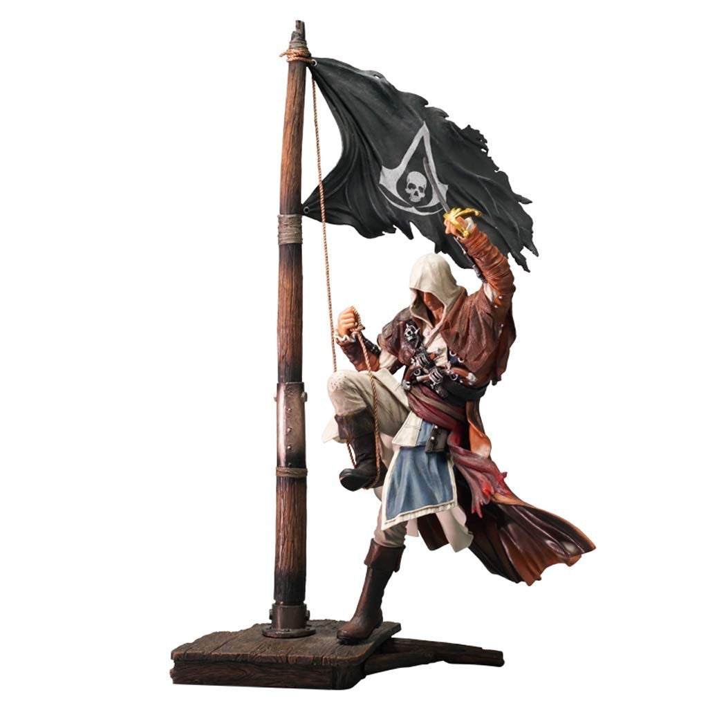 Assassin's Creed IV Black Flag Edward Kenway Holding a Flag Statue (43 cm)
