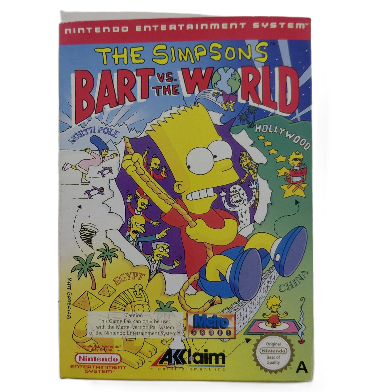 Bart vs. the World - Nintendo Entertainment System NES (Boxed)
