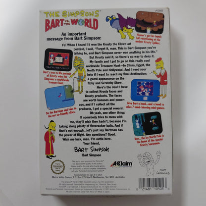 Bart vs. the World - Nintendo Entertainment System NES (Boxed)