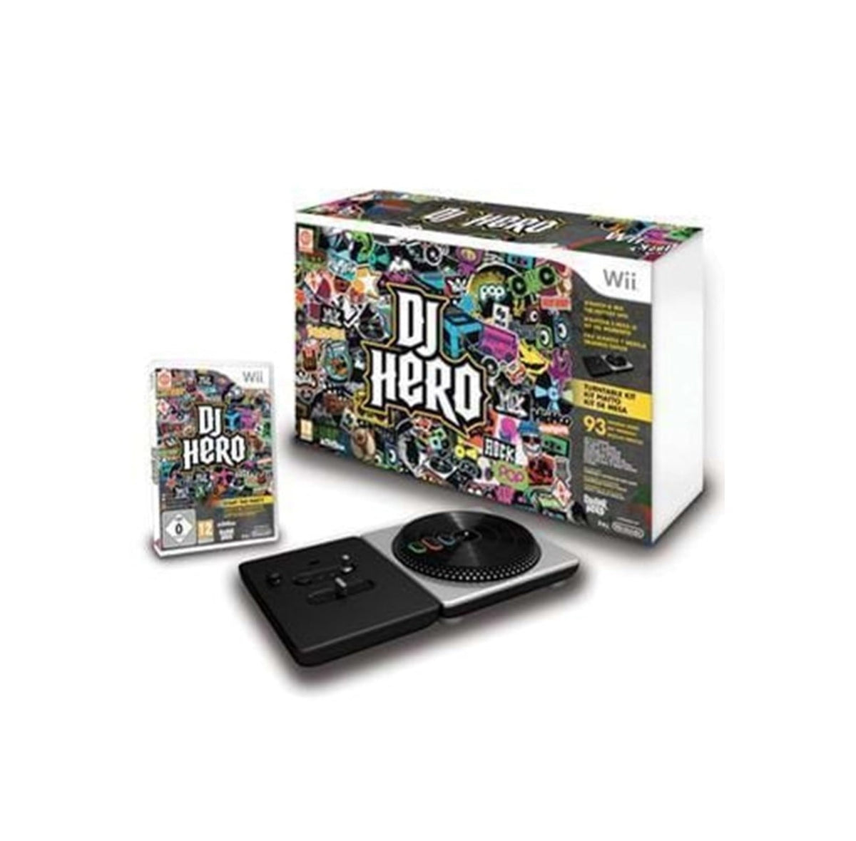 DJ Hero Turntable Kit + Game - Nintendo Wii